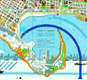 Cartina topografica e  stradario di MESSINA